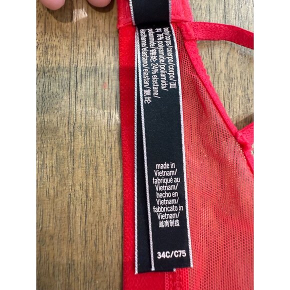 Women's Victoria's Secret Lace High Neck Bra, size 34C - Picture 4 of 14